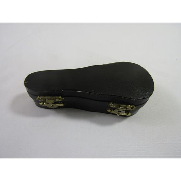 Miniature Brown Play Collectible Cello 5" with Case VTG Instrument - Picture 10 of 10